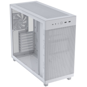 ASUS Prime AP303 PC Case, Mid Tower, ATX, Tempered Glass - White : image 3