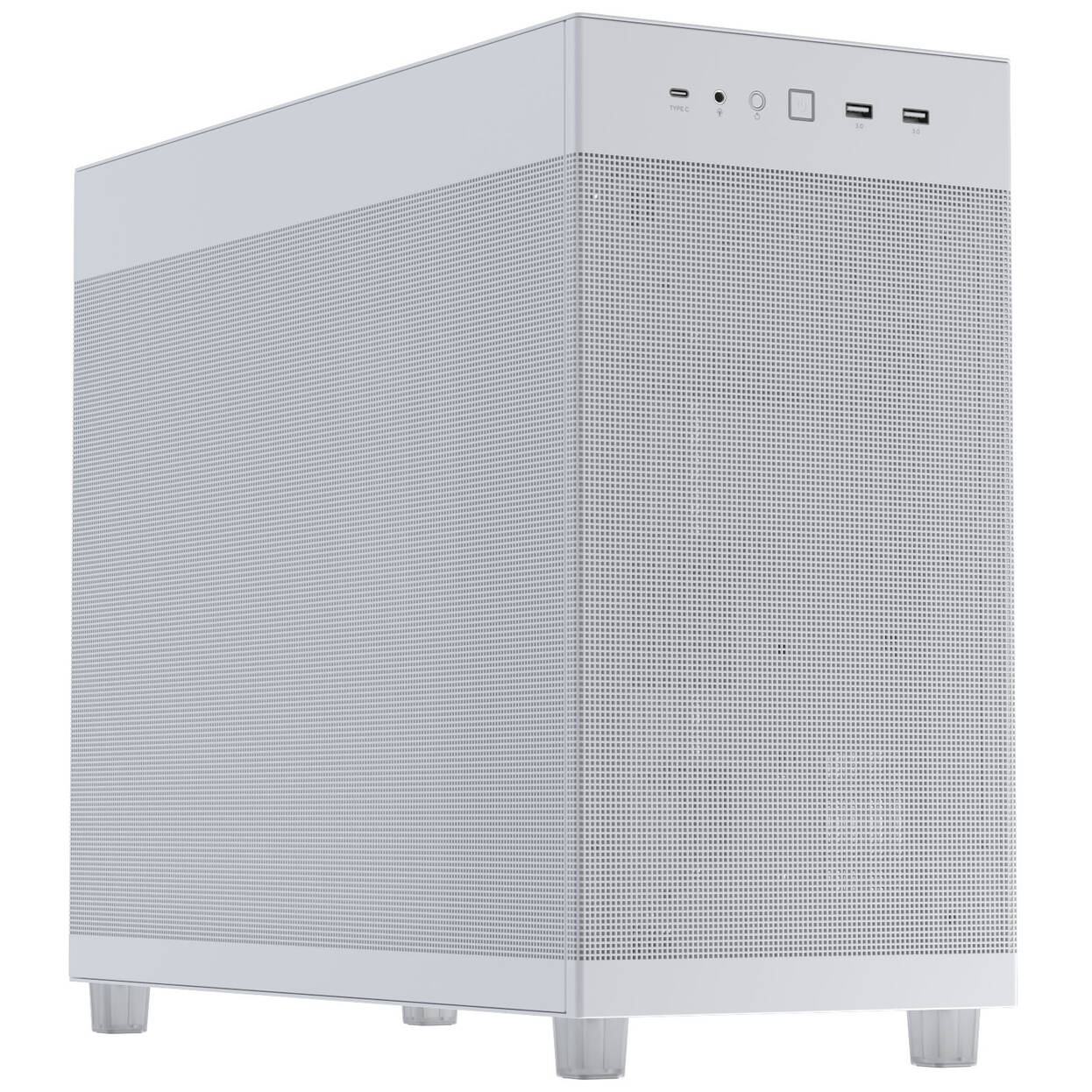 ASUS Prime AP303 PC Case, Mid Tower, ATX, Mesh Panel - White : image 2