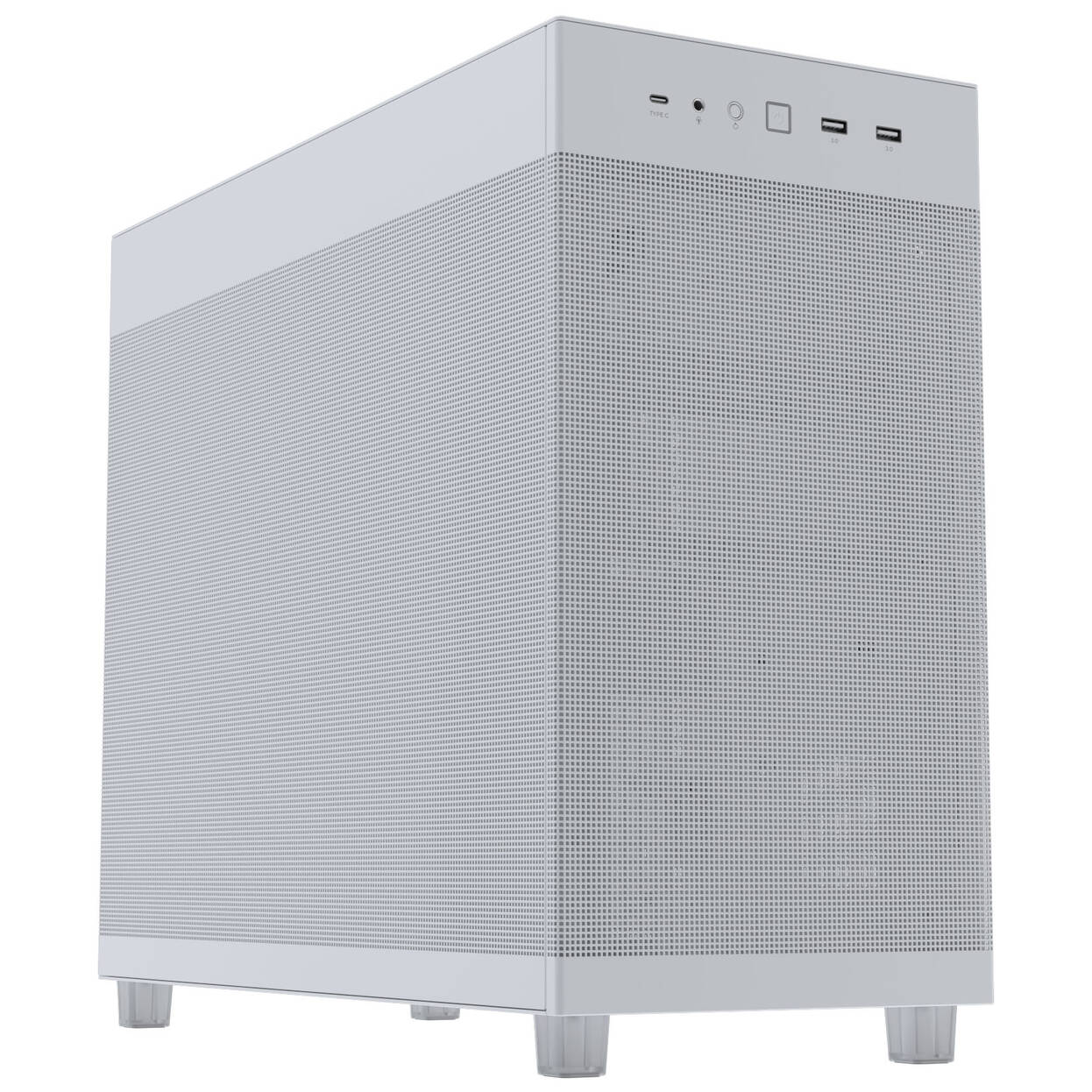 ASUS Prime AP303 PC Case, Mid Tower, ATX, Mesh Panel - White : image 1