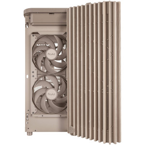 ASUS ProArt PA401 Wood Edition PC Case, Mid Tower, ATX, Mesh Panel - Beige : image 6