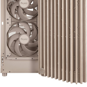 ASUS ProArt PA401 Wood Edition PC Case, Mid Tower, ATX, Mesh Panel - Beige : image 7