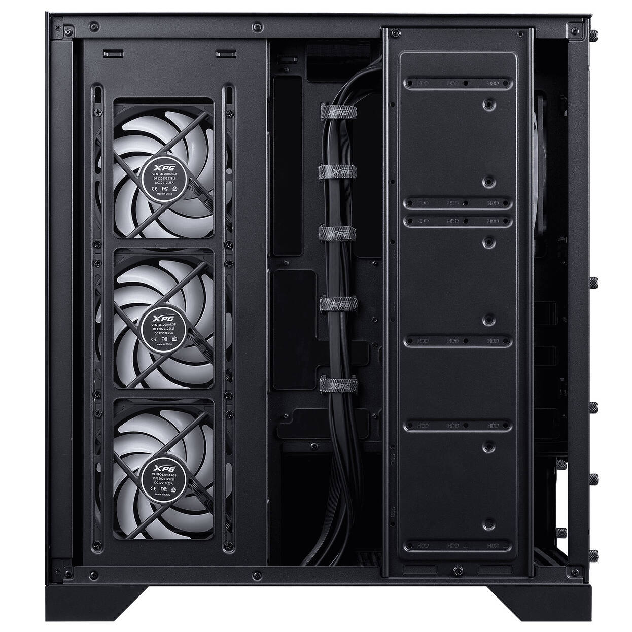 ADATA XPG Invader X BTF PC Case, Mid Tower, ATX, Tempered Glass - Black : image 6