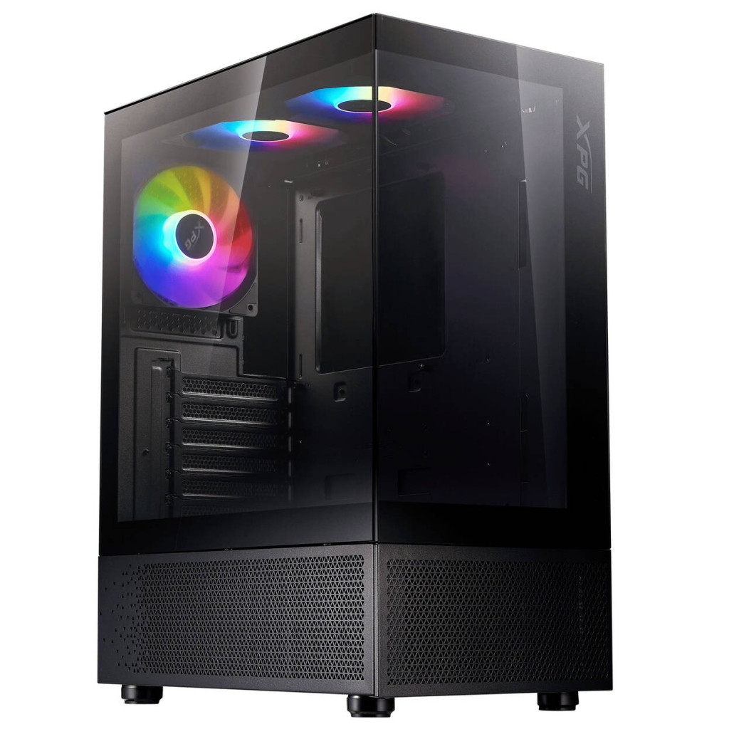 ADATA XPG Invader X Mini PC Case, Mid Tower, ATX, Tempered Glass - Black : image 1