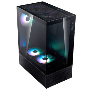 ADATA XPG Invader X Mini PC Case, Mid Tower, ATX, Tempered Glass - Black : image 3