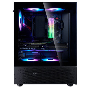 ADATA XPG Invader X Mini PC Case, Mid Tower, ATX, Tempered Glass - Black : image 5