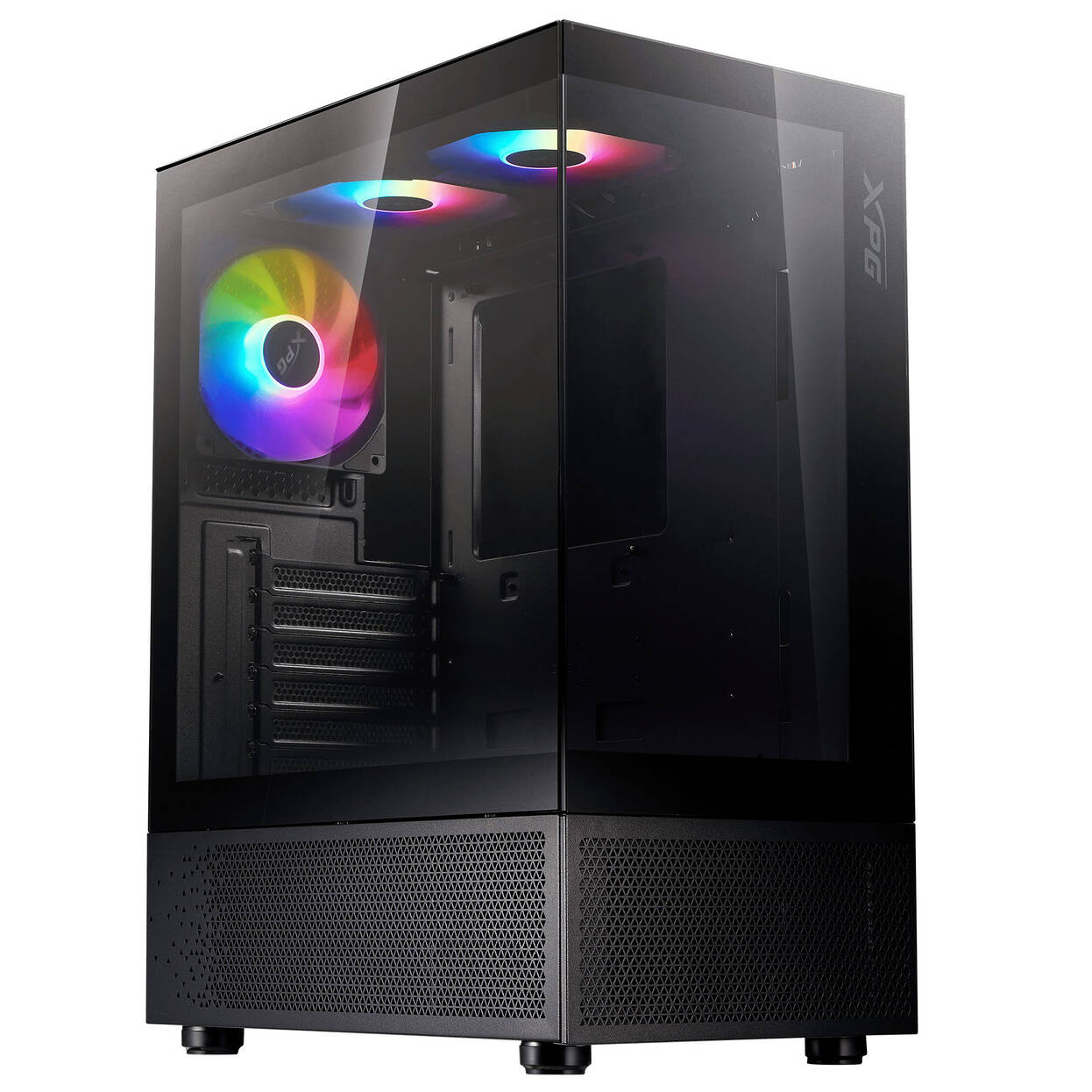 ADATA XPG Invader X Mini PC Case, Mid Tower, ATX, Tempered Glass - Black : image 1