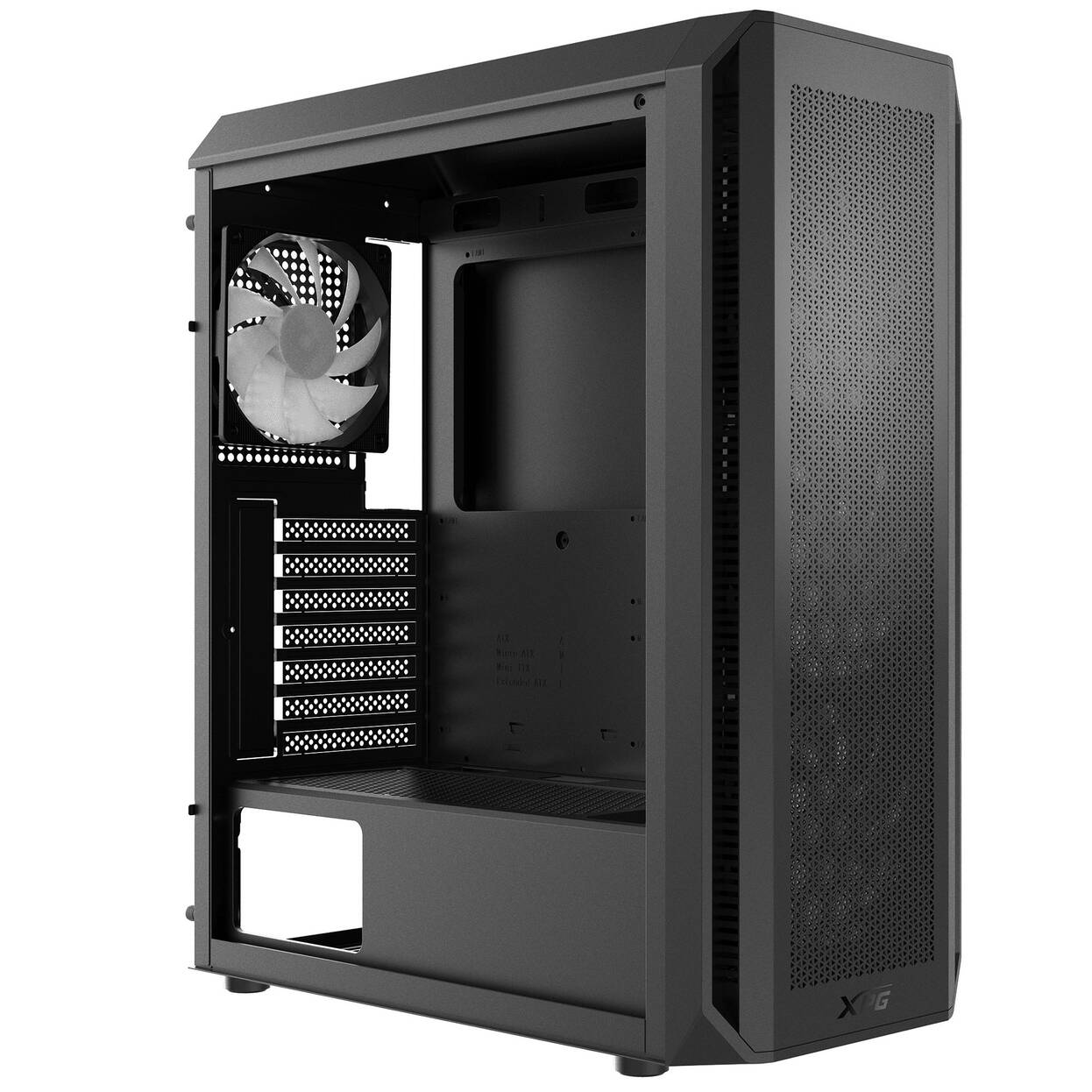 ADATA XPG Valor Air Plus PC Case, Mid-Tower, ATX, Tempered Glass - Black : image 9