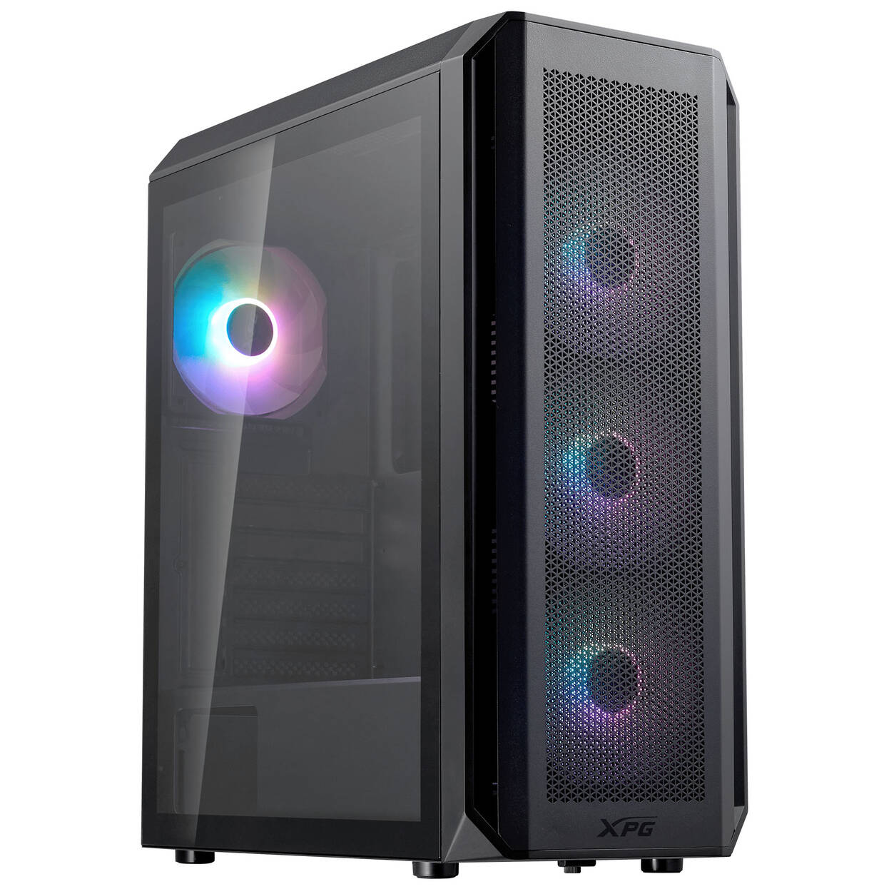 ADATA XPG Valor Air Plus PC Case, Mid-Tower, ATX, Tempered Glass - Black : image 1