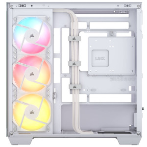 Corsair 2800X RS-R ARGB PC Case, Mini Case, mATX, Tempered Glass - including 3x 120mm Fans, White : image 5