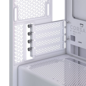 Corsair 2800X RS-R ARGB PC Case, Mini Case, mATX, Tempered Glass - including 3x 120mm Fans, White : image 9