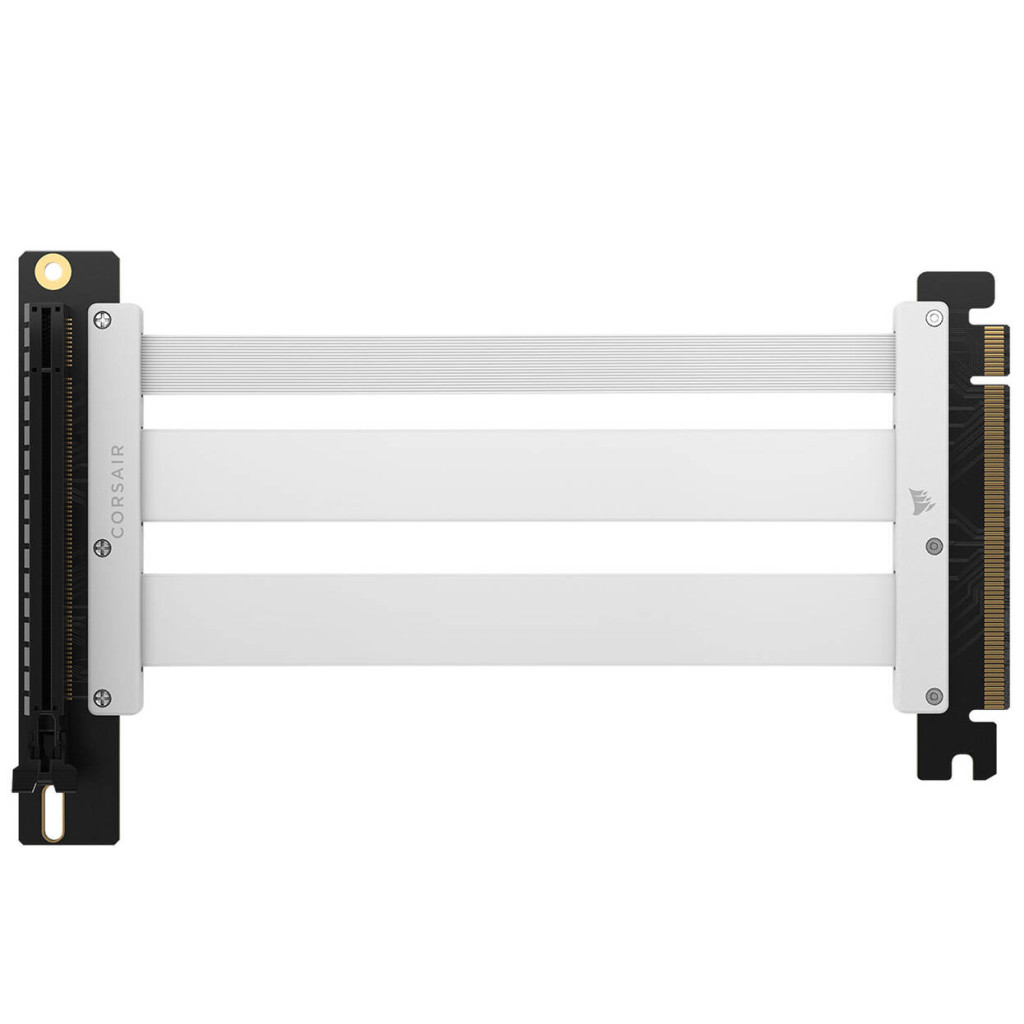 Corsair Premium PCIe 5 Riser Cable, 175 mm, x16 Interface - White