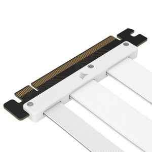 Corsair Premium PCIe 5 Riser Cable, 175 mm, x16 Interface - White