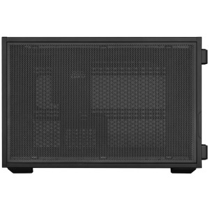 Lian Li DAN Cases B4 Wood Edition PC Case, Micro-ATX - Walnut, Black