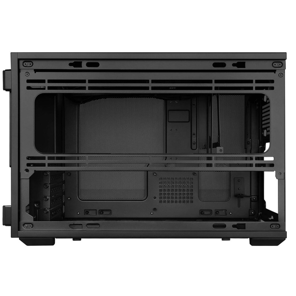 Lian Li DAN Cases B4 Wood Edition PC Case, Micro-ATX - Walnut, Black