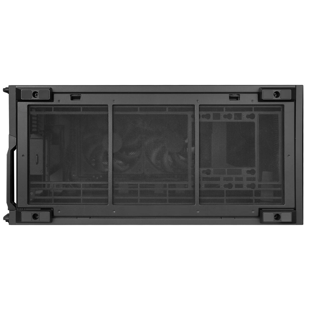 Lian Li DAN Cases B4 Wood Edition PC Case, Micro-ATX - Walnut, Black