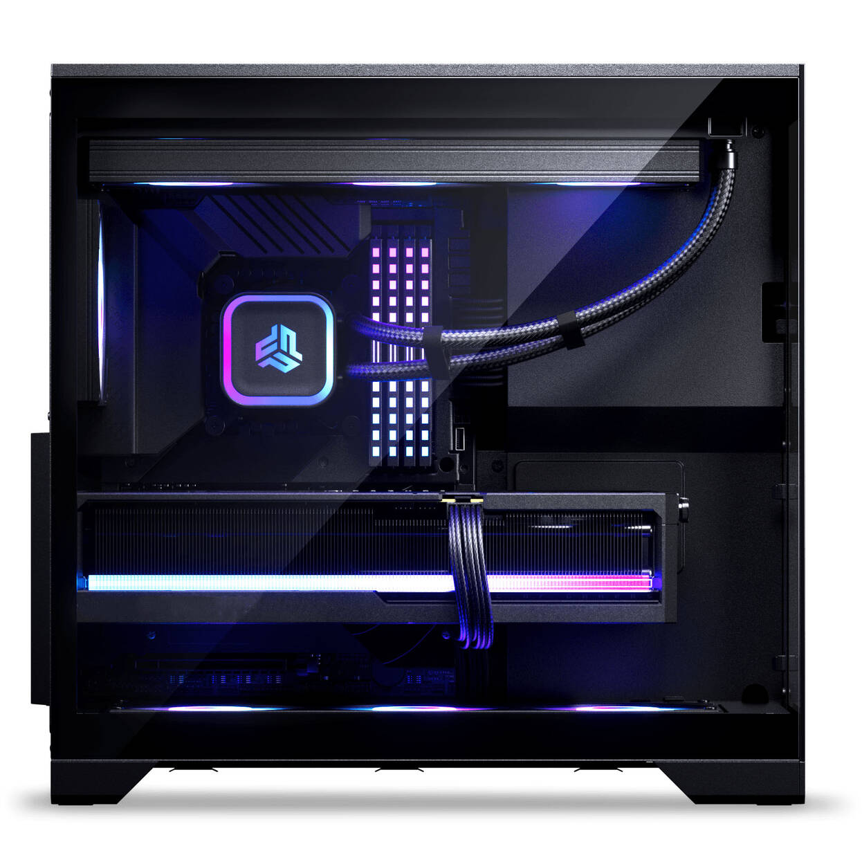 Phanteks XT V5 PC Case, Mid-Tower, ATX, Tempered Glass, RGB - Black : image 4