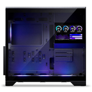 Phanteks XT V5 LCD PC Case, Mid-Tower, ATX, 7-Inch LCD, Tempered Glass - Black : image 4