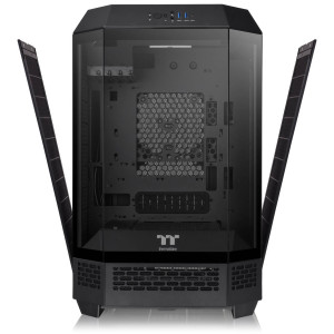 Thermaltake The Tower 300 PC Case, Mini Case, mATX, Tempered Glass - including 2x 140mm fans, black