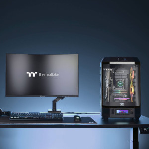 Thermaltake The Tower 300 PC Case, Mini Case, mATX, Tempered Glass - including 2x 140mm fans, black