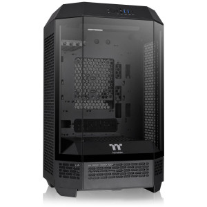Thermaltake The Tower 300 PC Case, Mini Case, mATX, Tempered Glass - including 2x 140mm fans, black