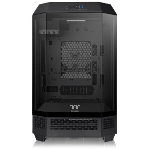 Thermaltake The Tower 300 PC Case, Mini Case, mATX, Tempered Glass - including 2x 140mm fans, black