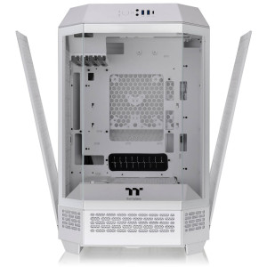 Thermaltake The Tower 300 PC Case, Mini Case, mATX, Tempered Glass - including 2x 140mm fans, white