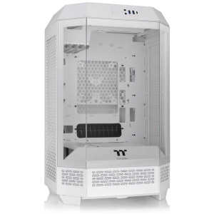 Thermaltake The Tower 300 PC Case, Mini Case, mATX, Tempered Glass - including 2x 140mm fans, white