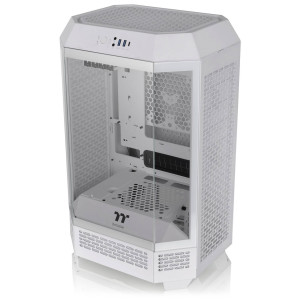 Thermaltake The Tower 300 PC Case, Mini Case, mATX, Tempered Glass - including 2x 140mm fans, white