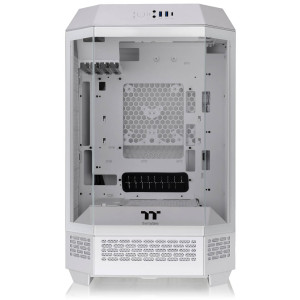 Thermaltake The Tower 300 PC Case, Mini Case, mATX, Tempered Glass - including 2x 140mm fans, white