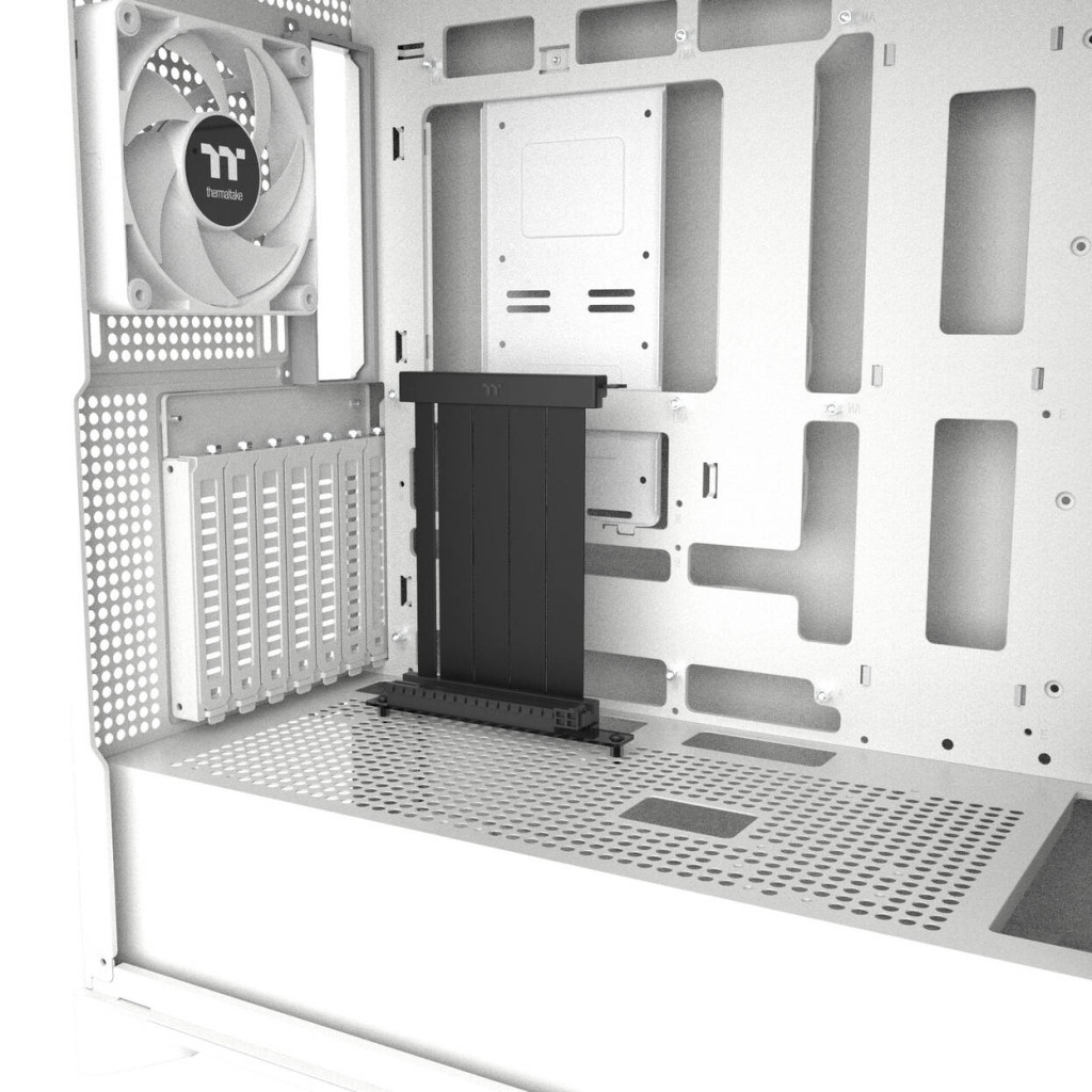 Thermaltake S370 WS PC Case, Mid-Tower, E-ATX, Tempered Glass - white