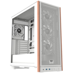 Thermaltake S370 WS PC Case, Mid-Tower, E-ATX, Tempered Glass - white