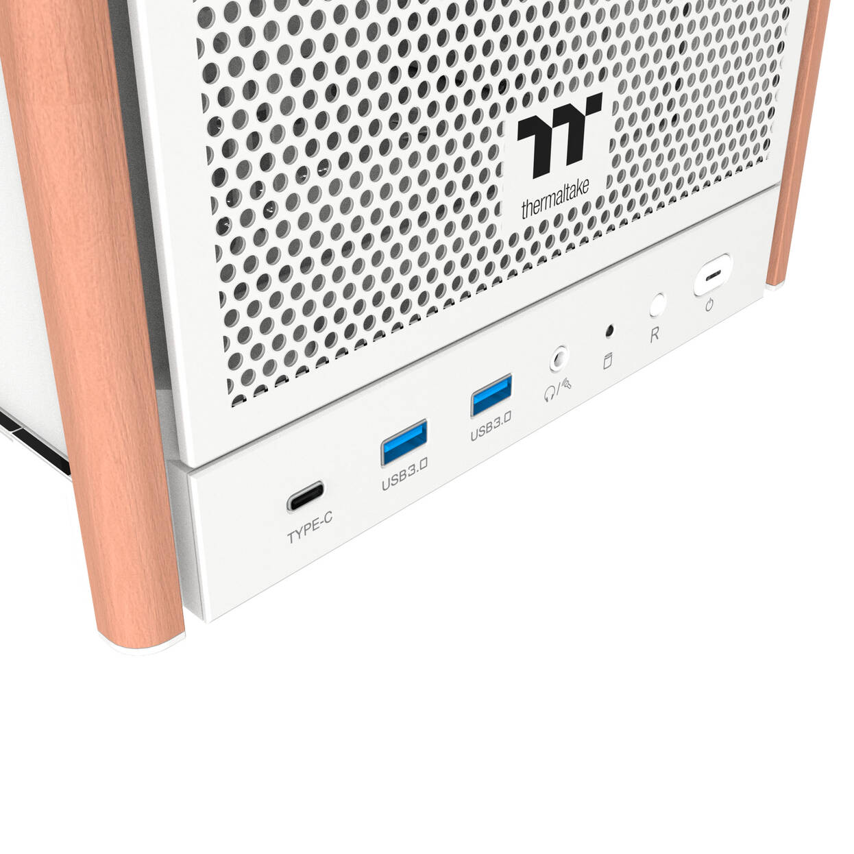 Thermaltake S370 WS PC Case, Mid-Tower, E-ATX, Tempered Glass - white
