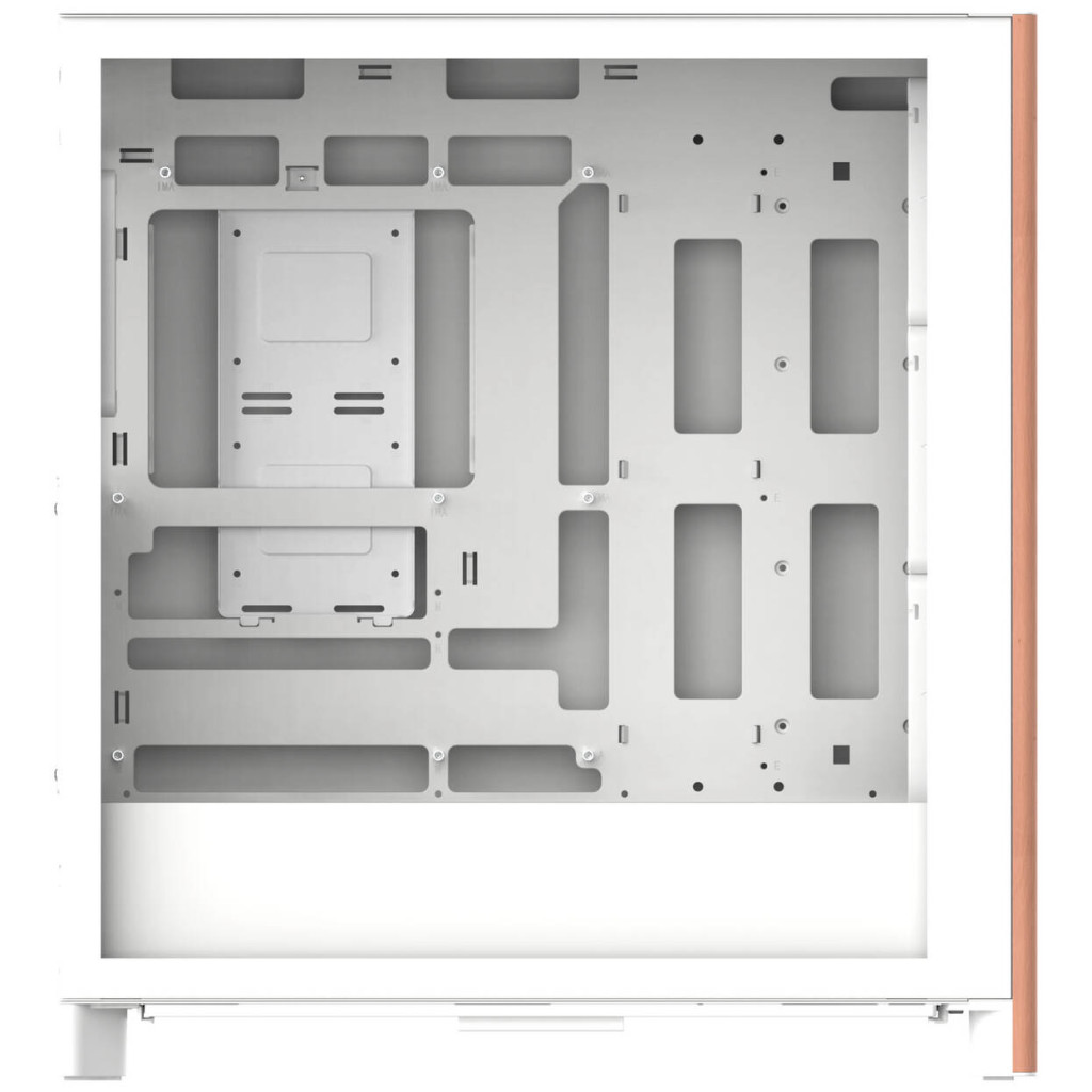 Thermaltake S370 WS PC Case, Mid-Tower, E-ATX, Tempered Glass - white
