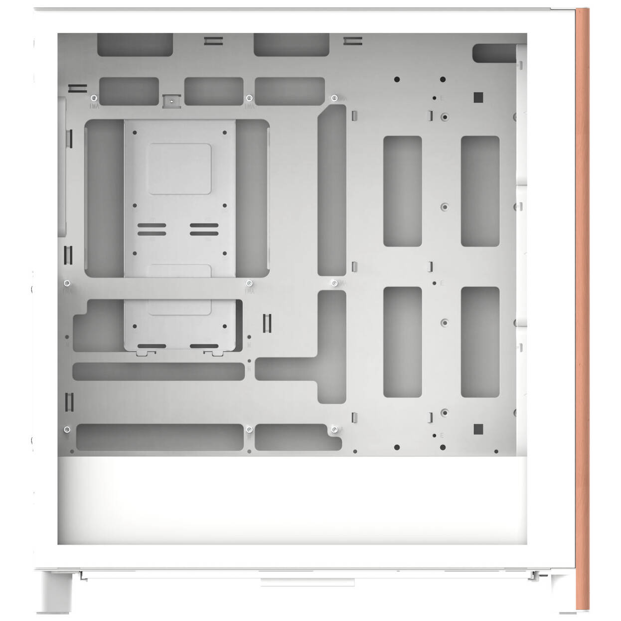 Thermaltake S370 WS PC Case, Mid-Tower, E-ATX, Tempered Glass - white