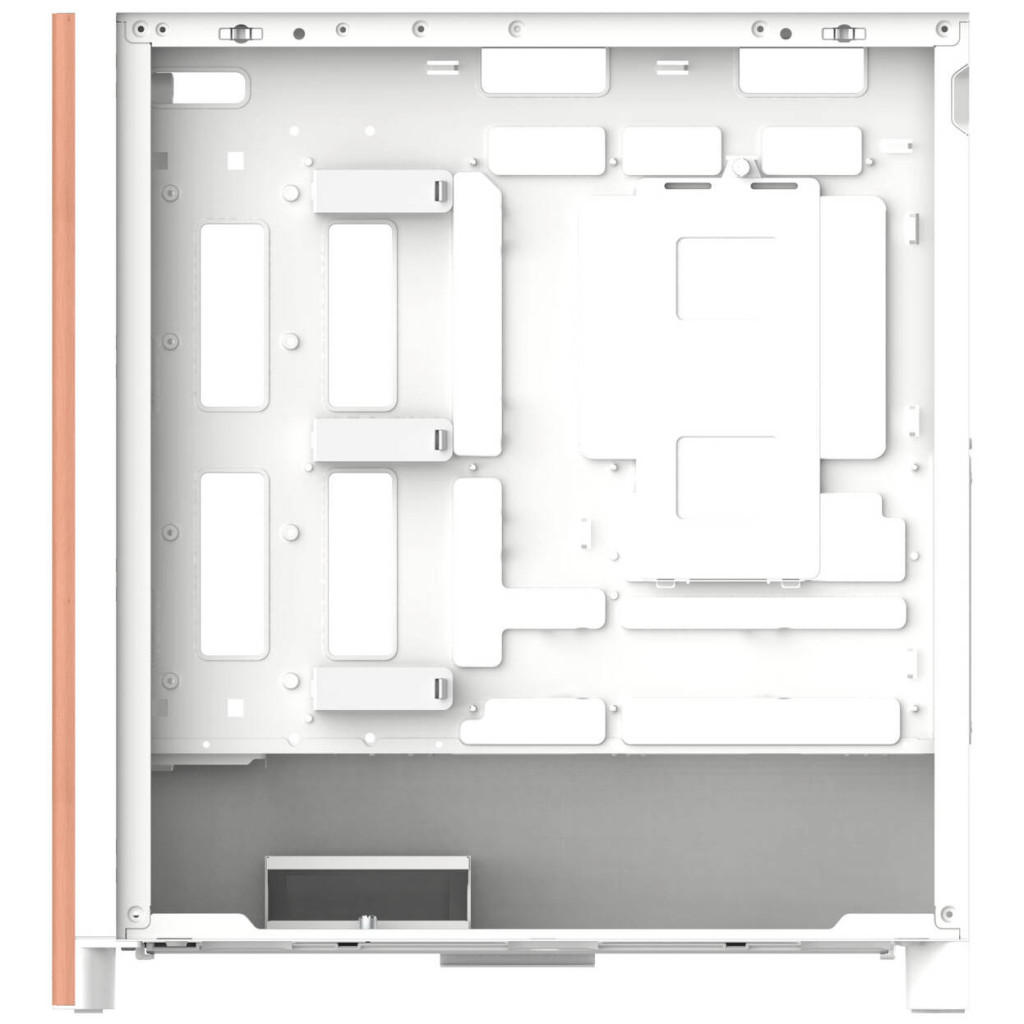 Thermaltake S370 WS PC Case, Mid-Tower, E-ATX, Tempered Glass - white