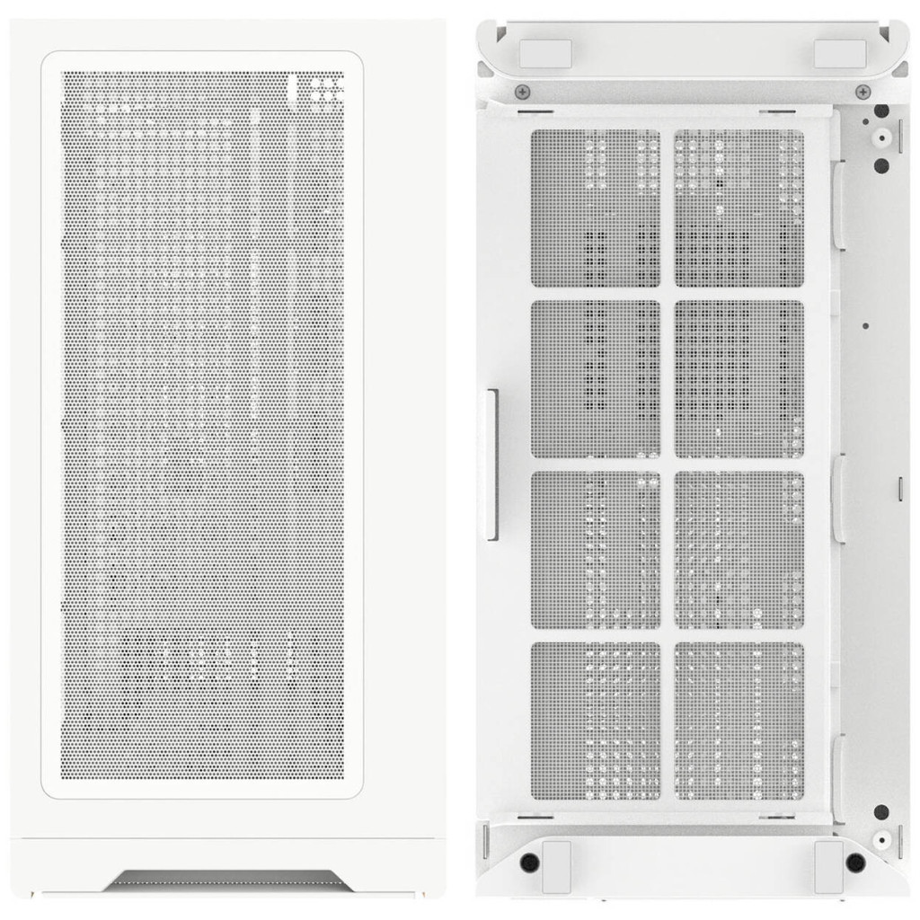 Thermaltake S370 WS PC Case, Mid-Tower, E-ATX, Tempered Glass - white