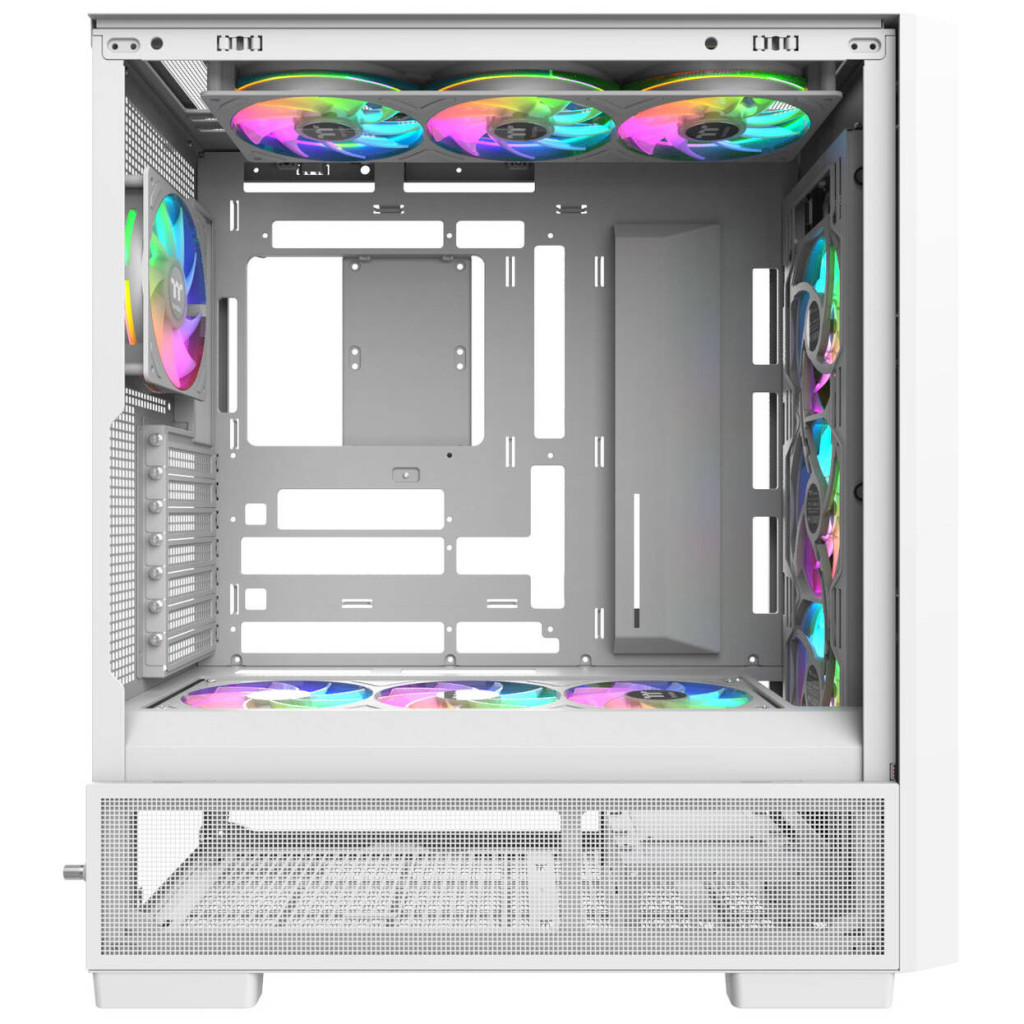 Thermaltake S380 TG ARGB PC Case, Mid Tower, ATX, Tempered Glass - including 4x 120mm Fans, White : image 11