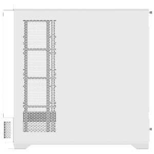 Thermaltake View 600 TG PC Case, Big Tower, E-ATX, ARGB, Tempered Glass - White