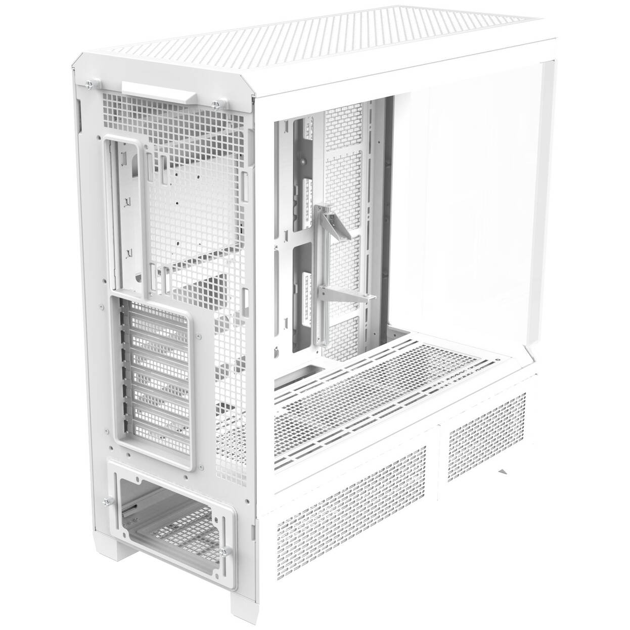 Thermaltake View 600 TG PC Case, Big Tower, E-ATX, ARGB, Tempered Glass - White