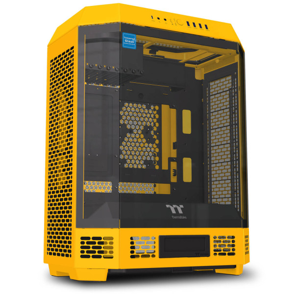 Thermaltake The Tower 600 PC Case, Mid Tower, ATX, Tempered Glass – Bumblebee