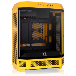 Thermaltake The Tower 600 PC Case, Mid Tower, ATX, Tempered Glass - Bumblebee