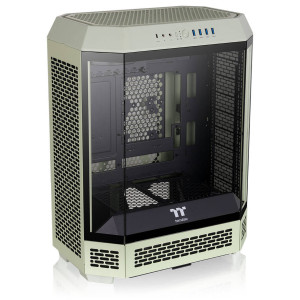 Thermaltake The Tower 600 PC Case, Mid Tower, ATX, Tempered Glass - Matcha Green