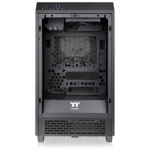 Thermaltake The Tower 200 PC Case, Mini Case, Mini-ITX, Tempered Glass - Black