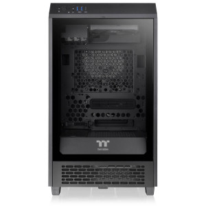Thermaltake The Tower 200 PC Case, Mini Case, Mini-ITX, Tempered Glass - Black