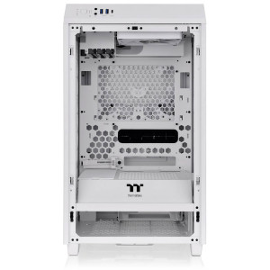 Thermaltake The Tower 200 PC Case, Mini Case, Mini-ITX, Tempered Glass - White