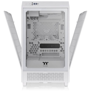 Thermaltake The Tower 200 PC Case, Mini Case, Mini-ITX, Tempered Glass - White