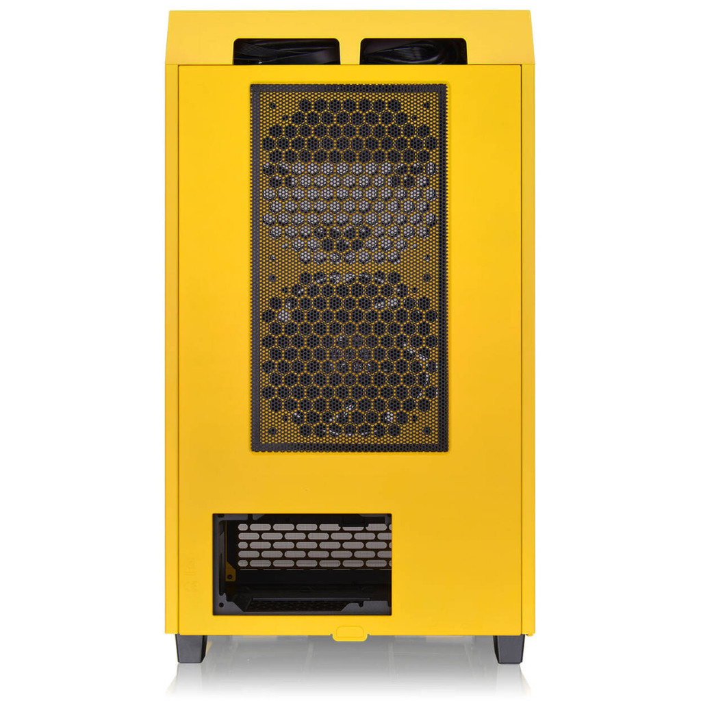 Thermaltake The Tower 200 PC Case, Mini Case, Mini-ITX, Tempered Glass - Bumblebee