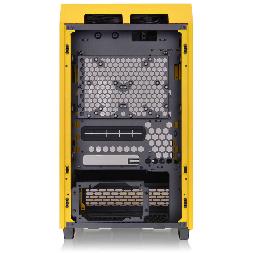 Thermaltake The Tower 200 PC Case, Mini Case, Mini-ITX, Tempered Glass - Bumblebee