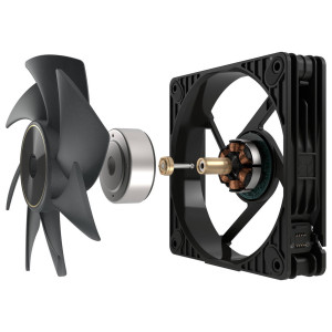 ASUS ProArt PF120 PWM Fan, 120 mm, 3,000 RPM, 28 mm Frame - Black