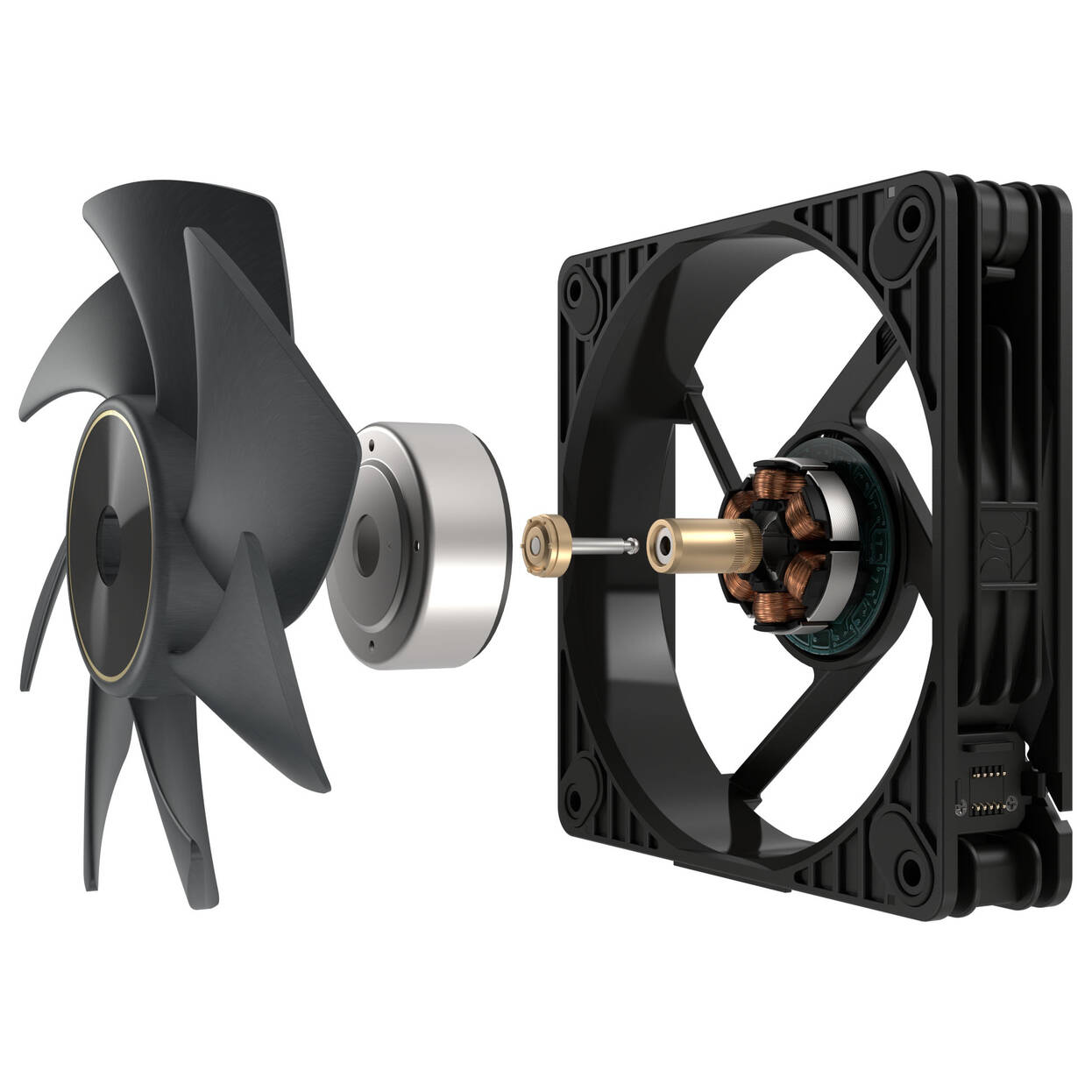 ASUS ProArt PF120 PWM Fan, 120 mm, 3,000 RPM, 28 mm Frame - Black